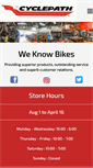 Mobile Screenshot of cyclepathbikes.com